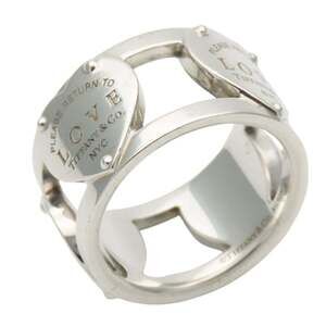 TIFFANY Authentic Silver Love Ring